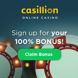 Sign up for your 1005 Bonus At Casillion Casino