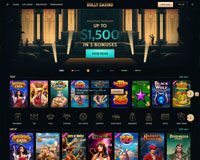 Dolly Casino Home Page Screenshot
